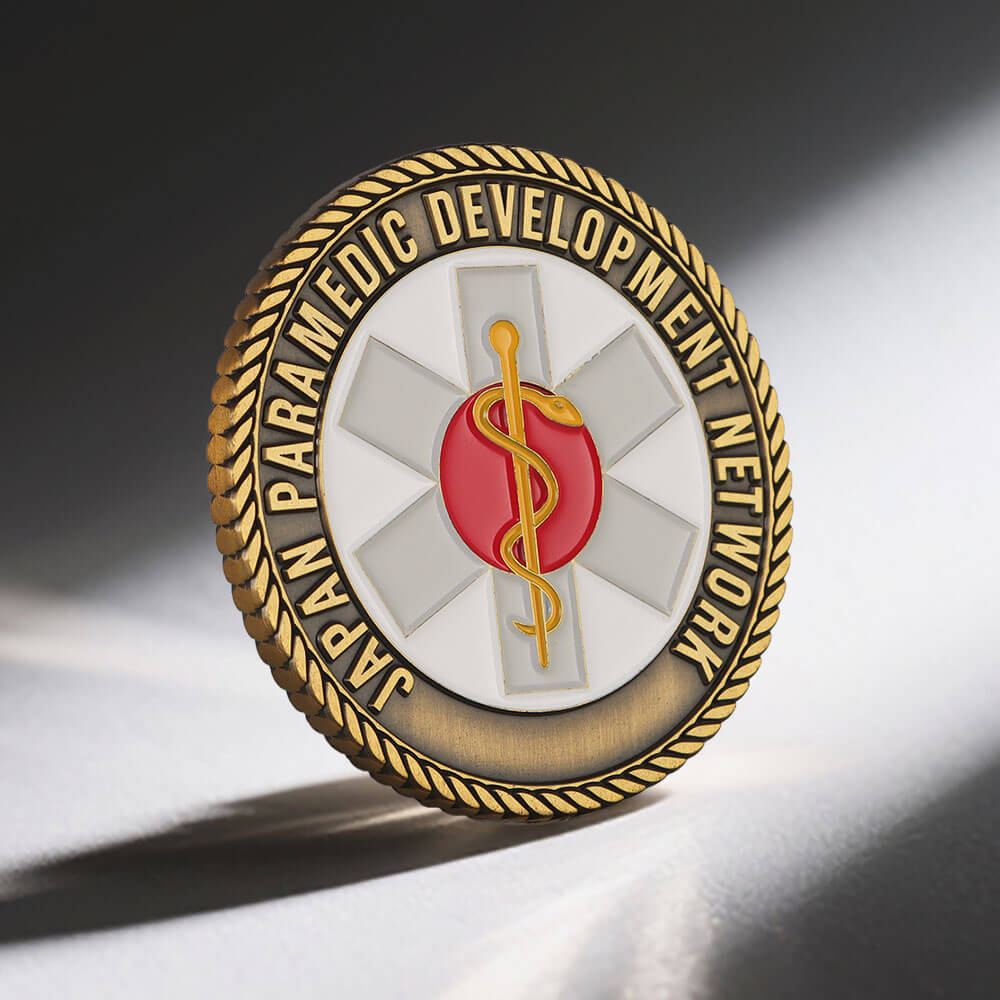 Japan Paramedic Development Network Challenge Coins
