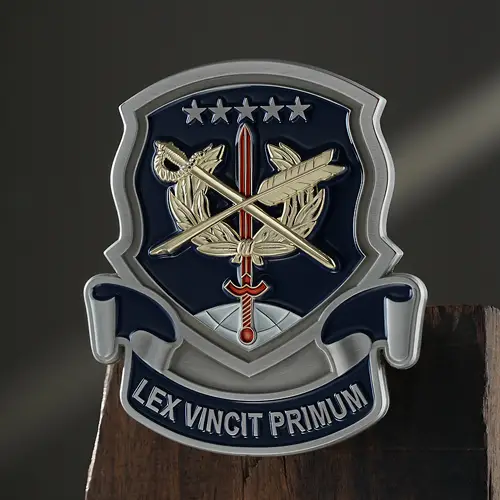 Lex Vincit Primum Challenge Coin