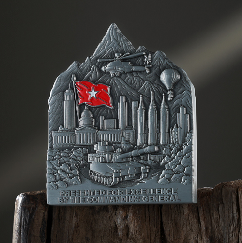 Red Flag & Armor Commendation Coin