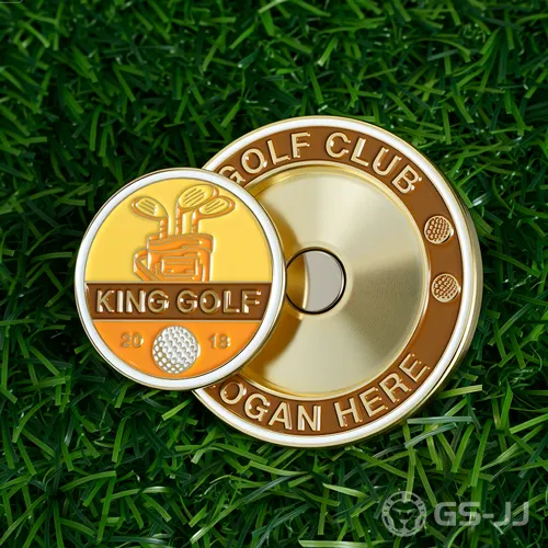 Custom Retro Cart Commemoration Golf Ball Marker Custom Retro Cart Commemoration Golf Ball Marker