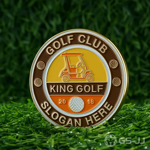 Custom Retro Cart Commemoration Golf Ball Marker Custom Retro Cart Commemoration Golf Ball Marker