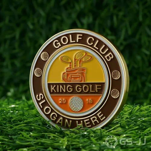 Custom Retro Cart Commemoration Golf Ball Marker Custom Retro Cart Commemoration Golf Ball Marker