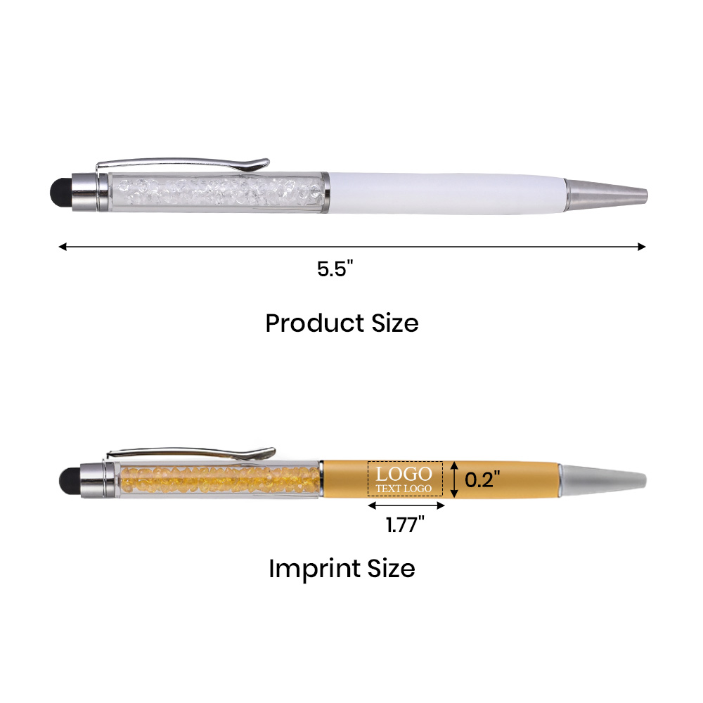 Crystal Stylus Retractable Ballpoint Pen Crystal Stylus Retractable Ballpoint Pen
