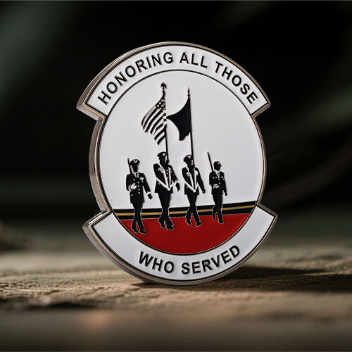 Honoring All Those Who Served Challenge Coins