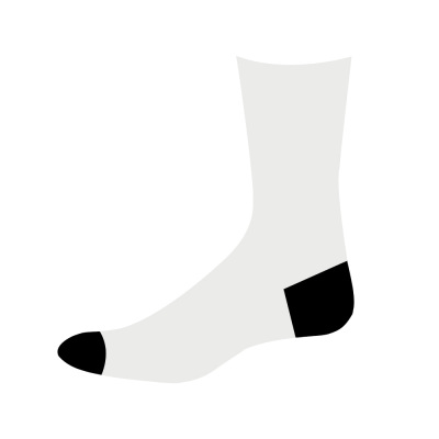 Custom Athletic Running Socks, Mid-Calf 