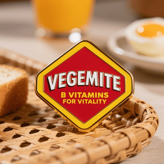 Vegemite lapel pins