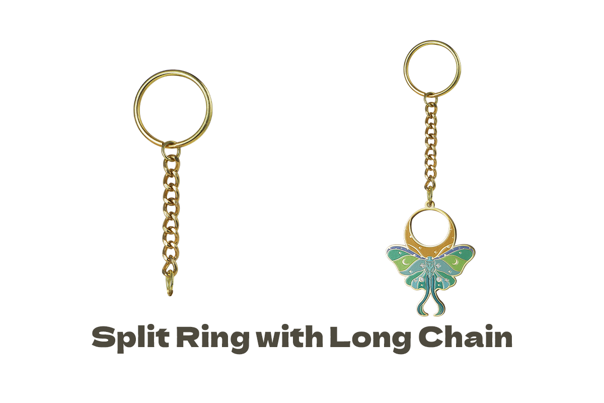 Split Ring with Chain