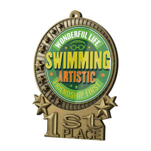 Artistic Swimmer Celebration Medal
