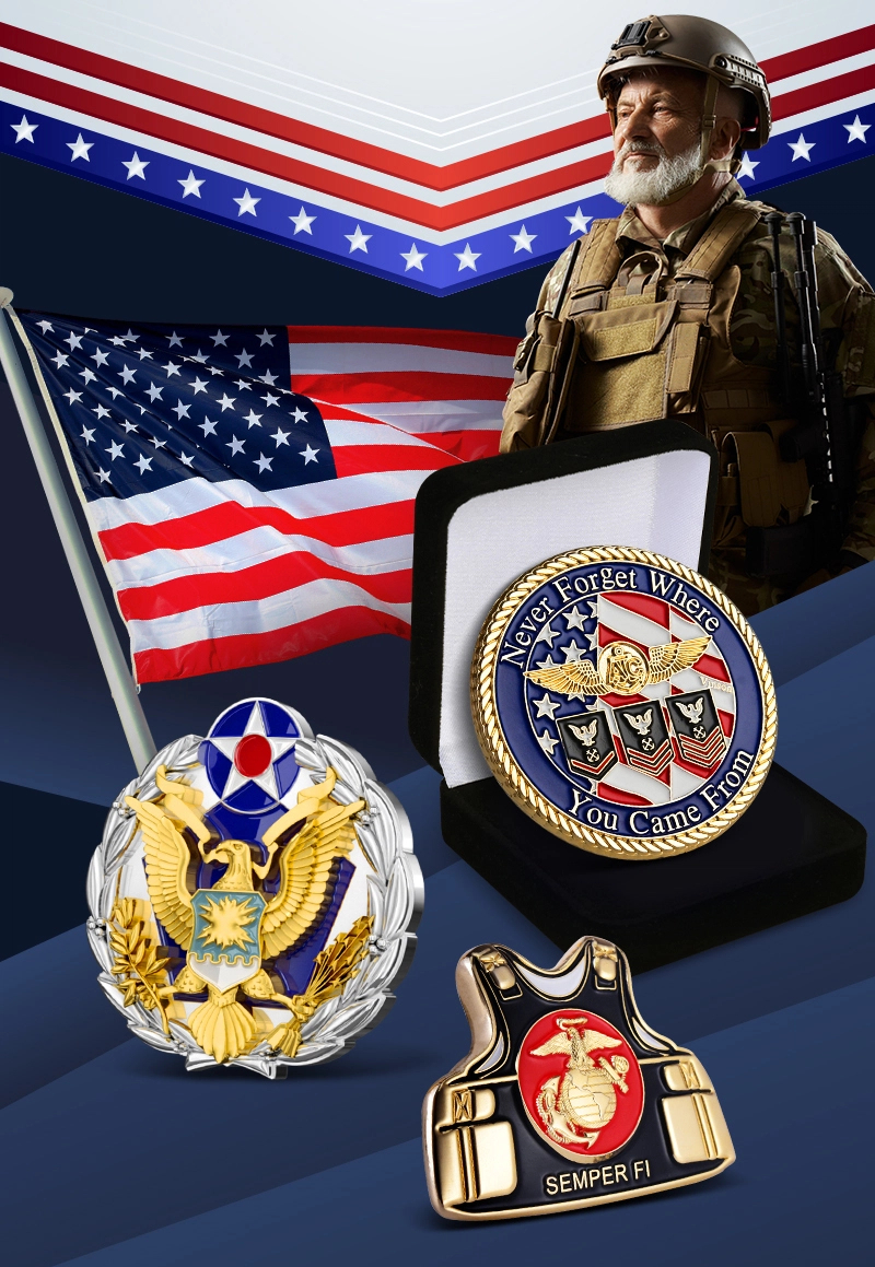 military pins