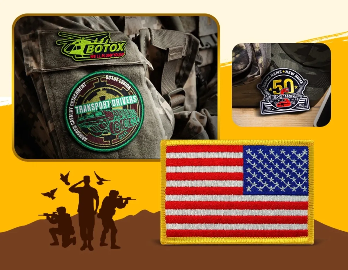 military patches
