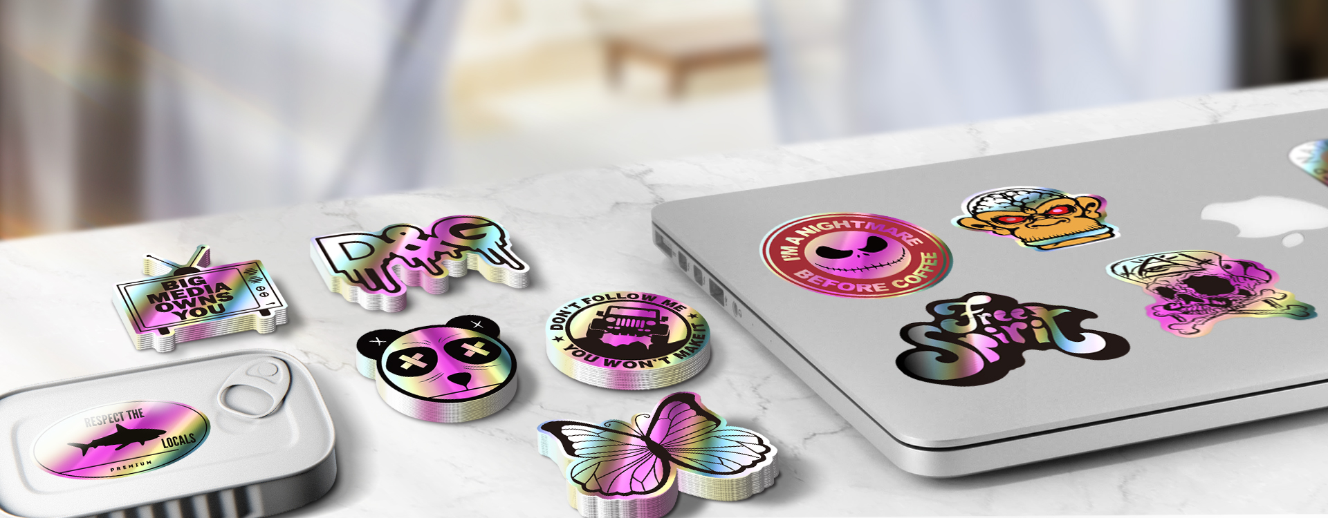 Electronics stickers