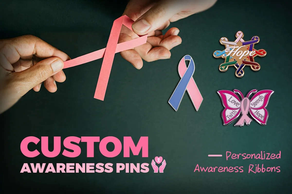 Pink Ribbon Pins & Awareness Pins: Supporting Breast Cancer Awareness