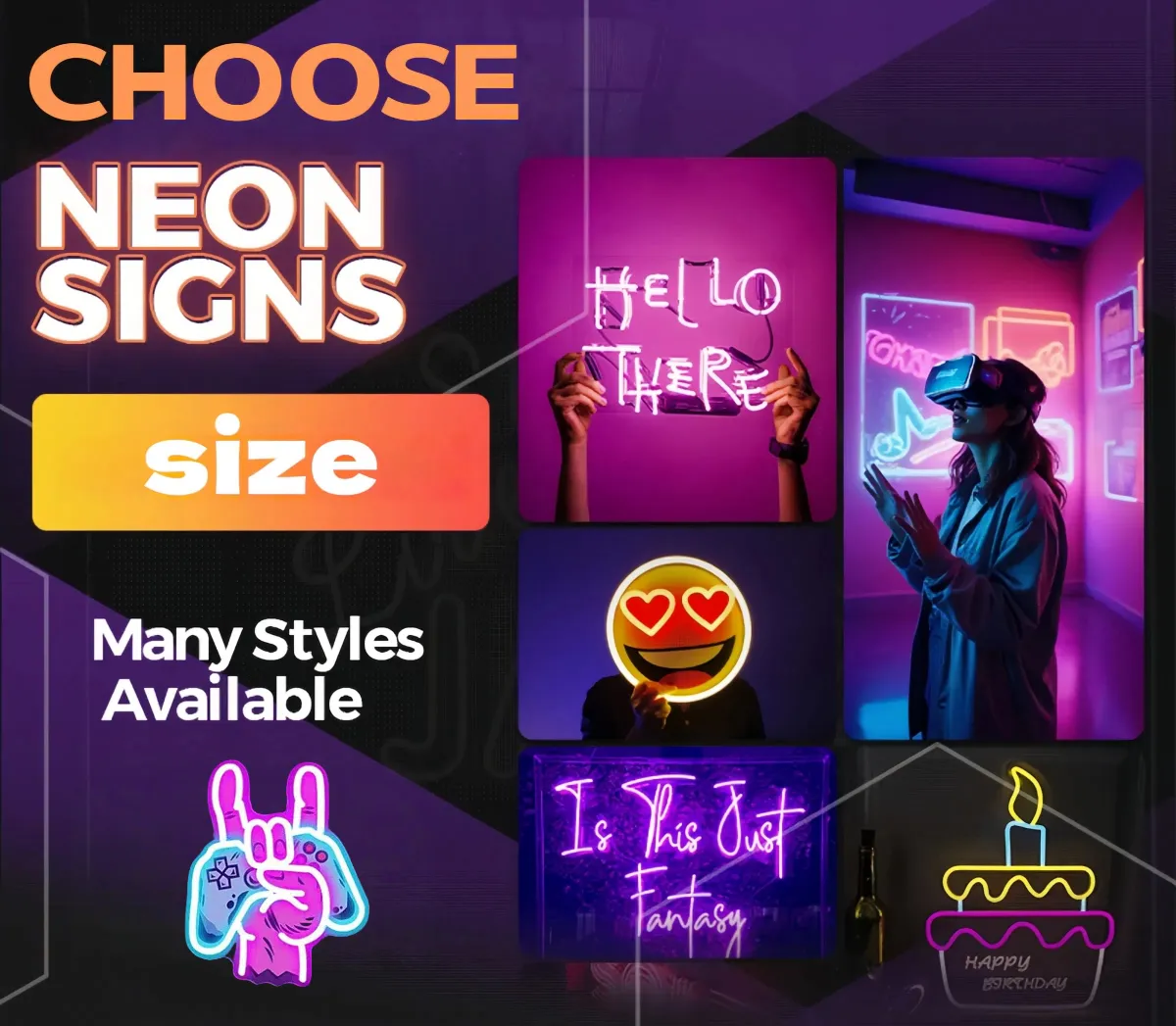 How to Choose the Ideal Neon Sign Size?