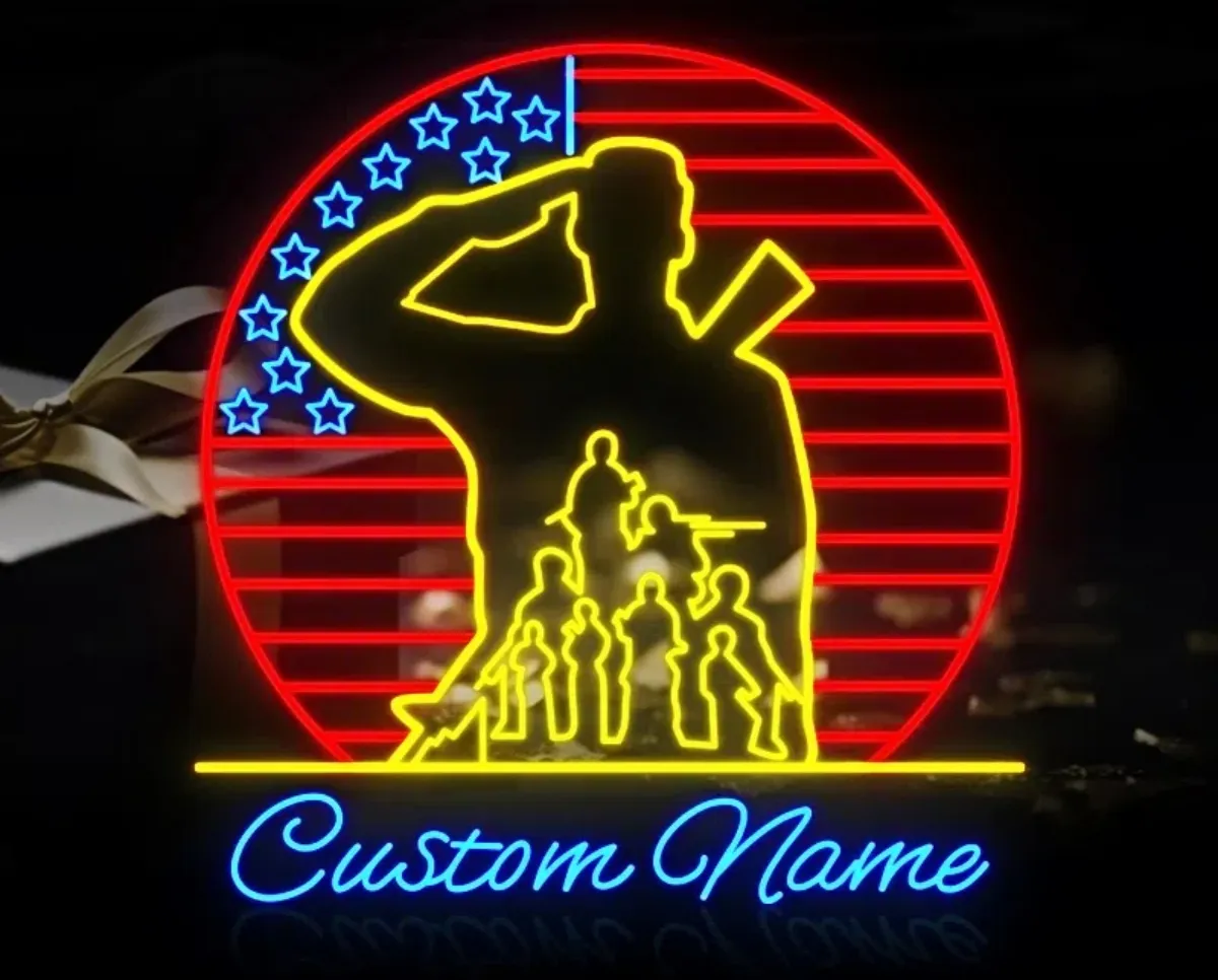 Custom Military Neon Signs