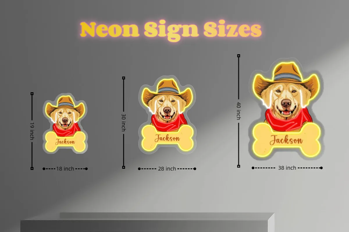 Neon Sign Size