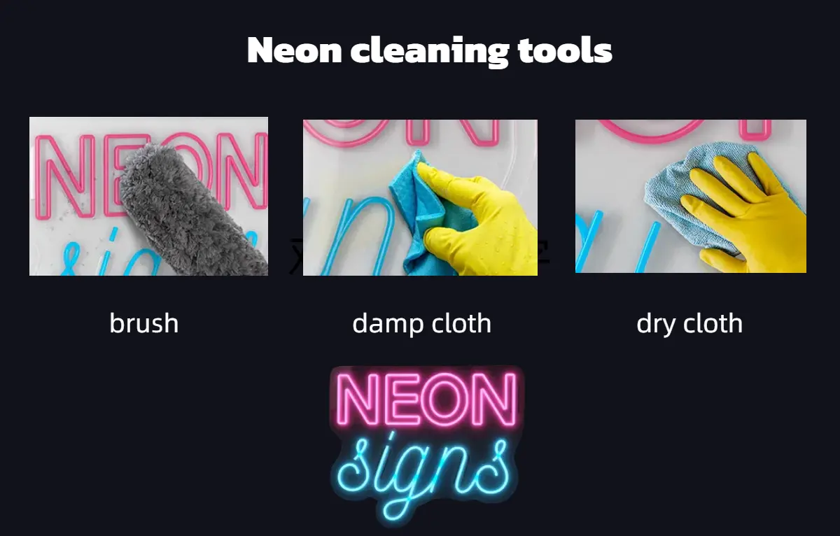 Neon Sign Materials