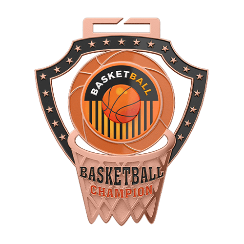 Basketball Frame Basketball Medal
