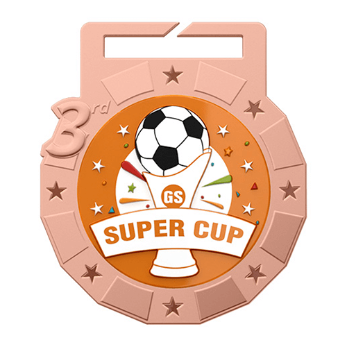 Super Cup Soccer 3rd Place Medal
