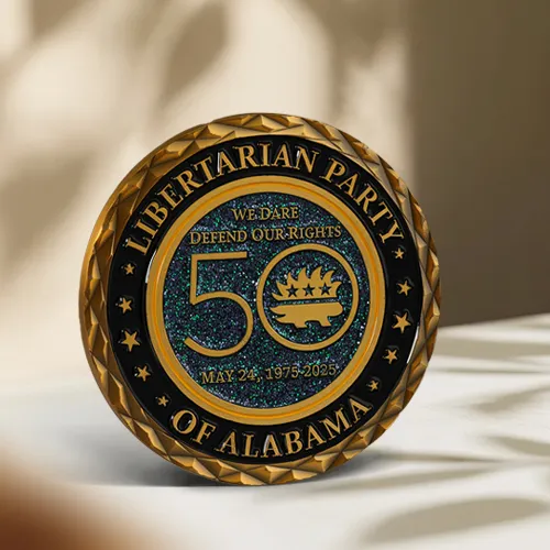 Libertarian Party of Alabama 50th Anniversary Commemorative Coin
