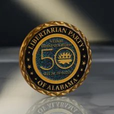 Libertarian Party of Alabama 50th Anniversary Commemorative Coin