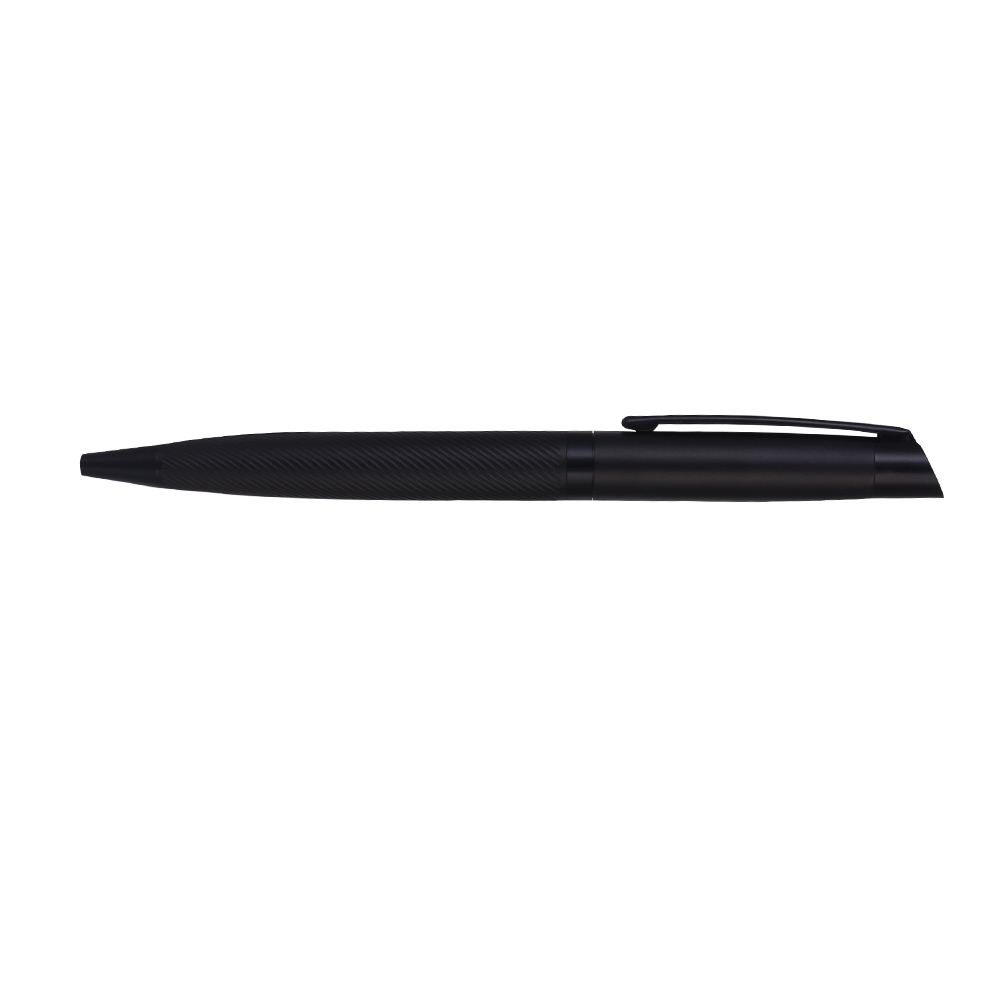 Matte Color Metal Barrel Twist Action Pens black