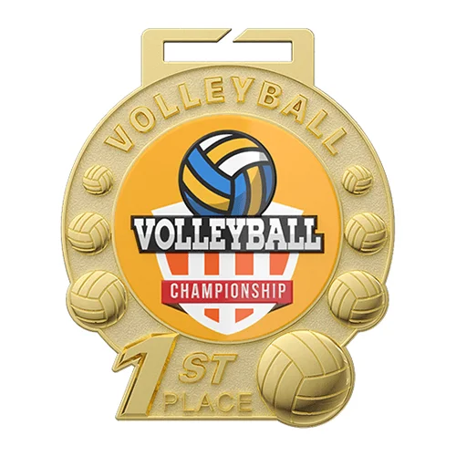 1st Place Volleyball Medal