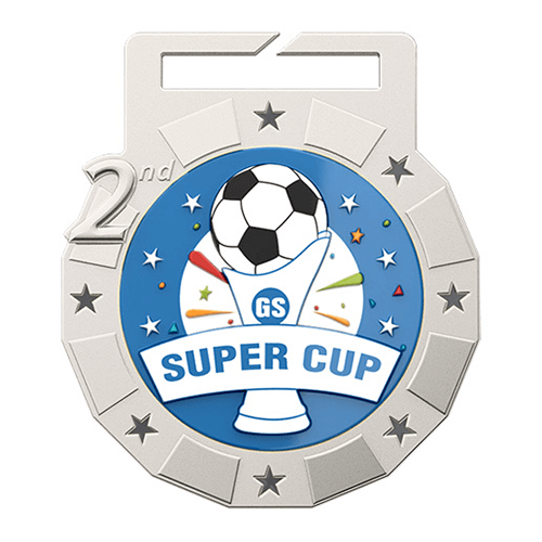Super Cup Soccer 2nd Place Medal
