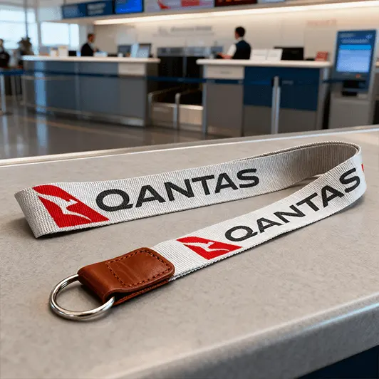 Custom Lanyards for Qantas Custom Lanyards for Qantas