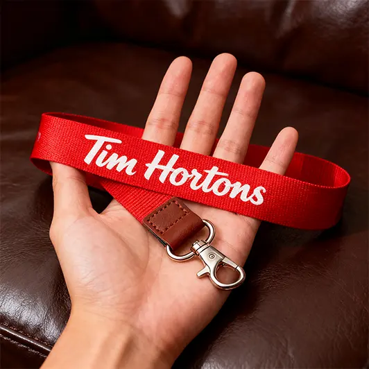 Custom Lanyards for Tim Hortons Custom Lanyards for Tim Hortons