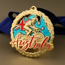 Custom Australia Cycling Medal