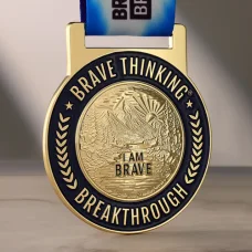 Custom Brave Thinking Medal