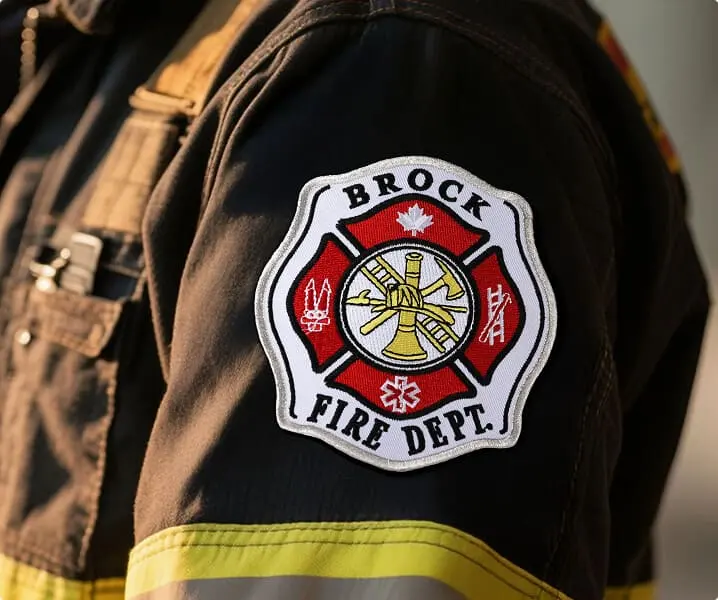 velcro fire department patches