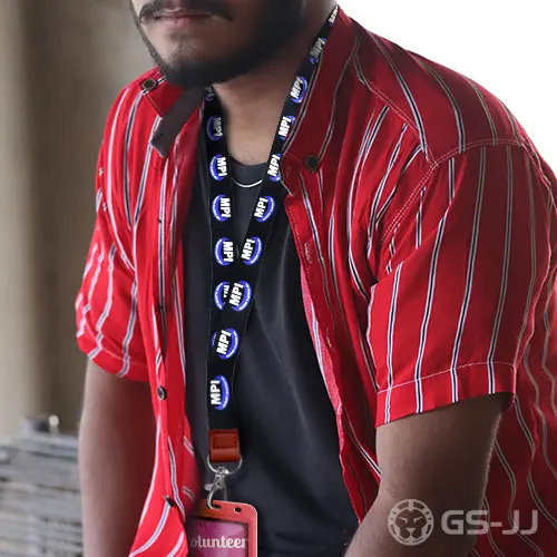 Personalized Black Polyester Lanyards for Man Personalized Black Polyester Lanyards for Man