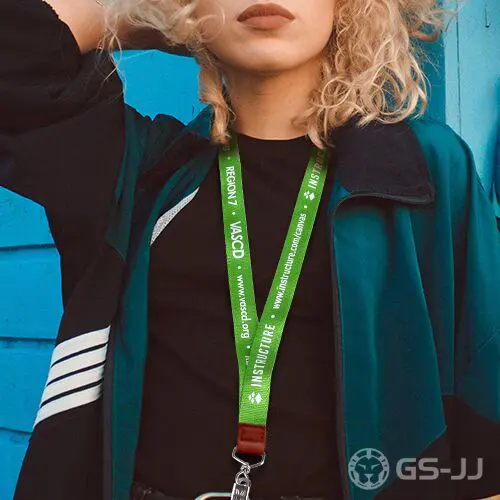 Popular Green Polyester Lanyards Popular Green Polyester Lanyards