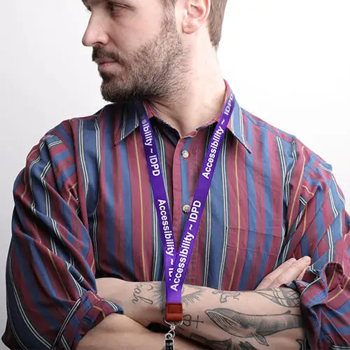 Purple Customize Lanyards Purple Customize Lanyards