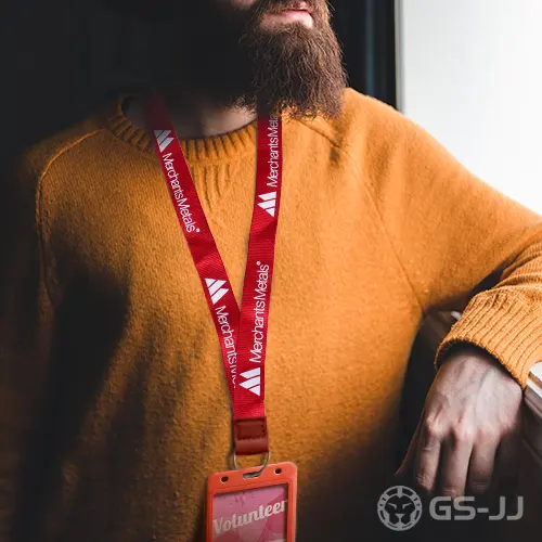 Red Polyester Lanyard Custom Red Polyester Lanyard Custom