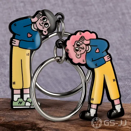 Couple Whispers Metal Keychains Couple Whispers Metal Keychains