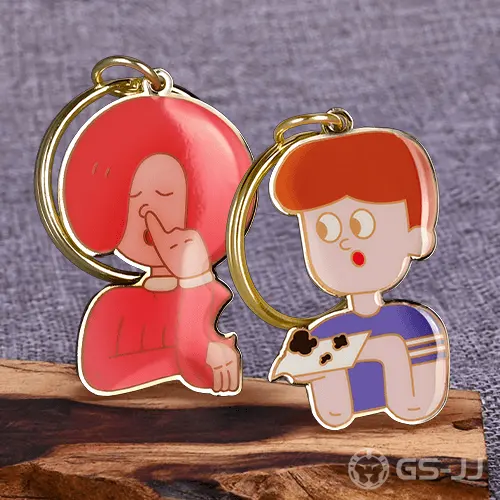 Custom Funny Couple Metal Keychains Custom Funny Couple Metal Keychains