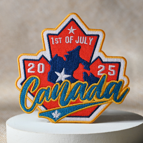 Custom Maple Leaf Embroidered Patch