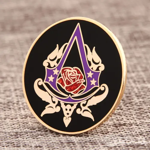 Rose Custom Hard Enamel Pins Rose Custom Hard Enamel Pins