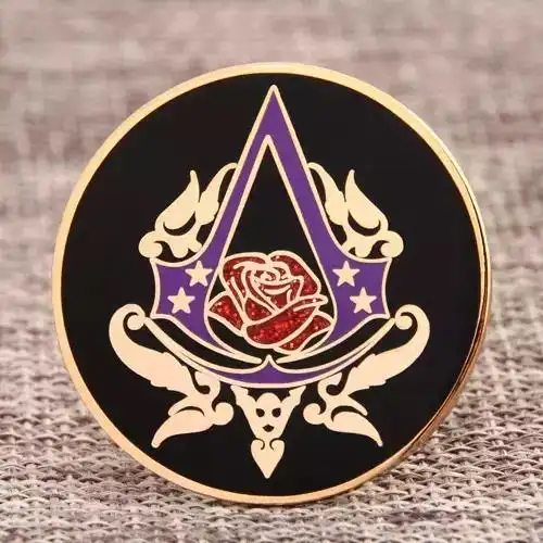 Rose Custom hard enamel Pins