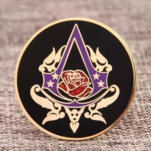Rose Custom hard enamel Pins Rose Custom hard enamel Pins