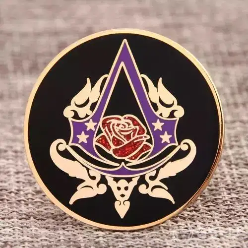 Rose Custom hard enamel Pins Rose Custom hard enamel Pins