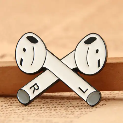 Bluetooth Headset Enamel Pins