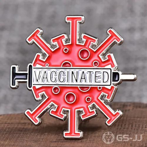 Covid-19 Vaccinated Enamel Pin Covid-19 Vaccinated Enamel Pin