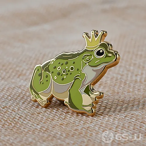 Crown Frog Custom Hard Enamel Pins Crown Frog Custom Hard Enamel Pins