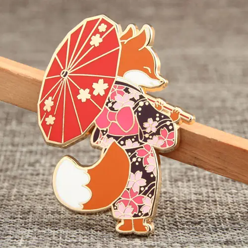 Custom Fox Enamel Pins