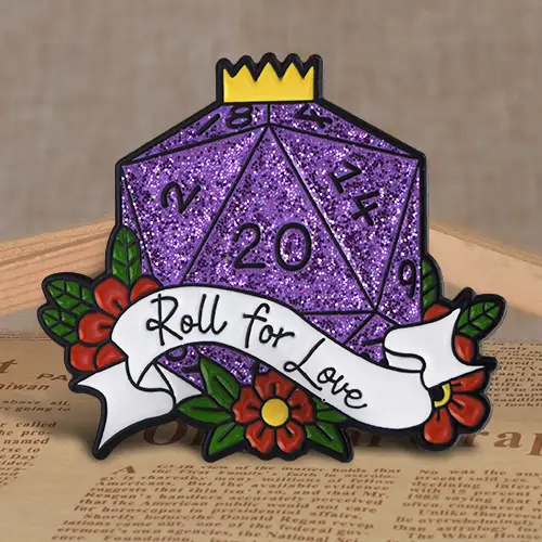 Roll for Love Soft Enamel Pins