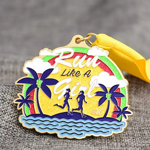 5K Glitter Race Medals 5K Glitter Race Medals