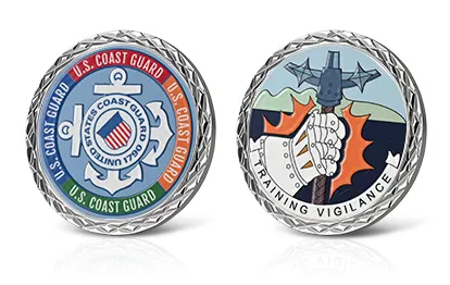 Coast Guard Personalized Challenge Coins